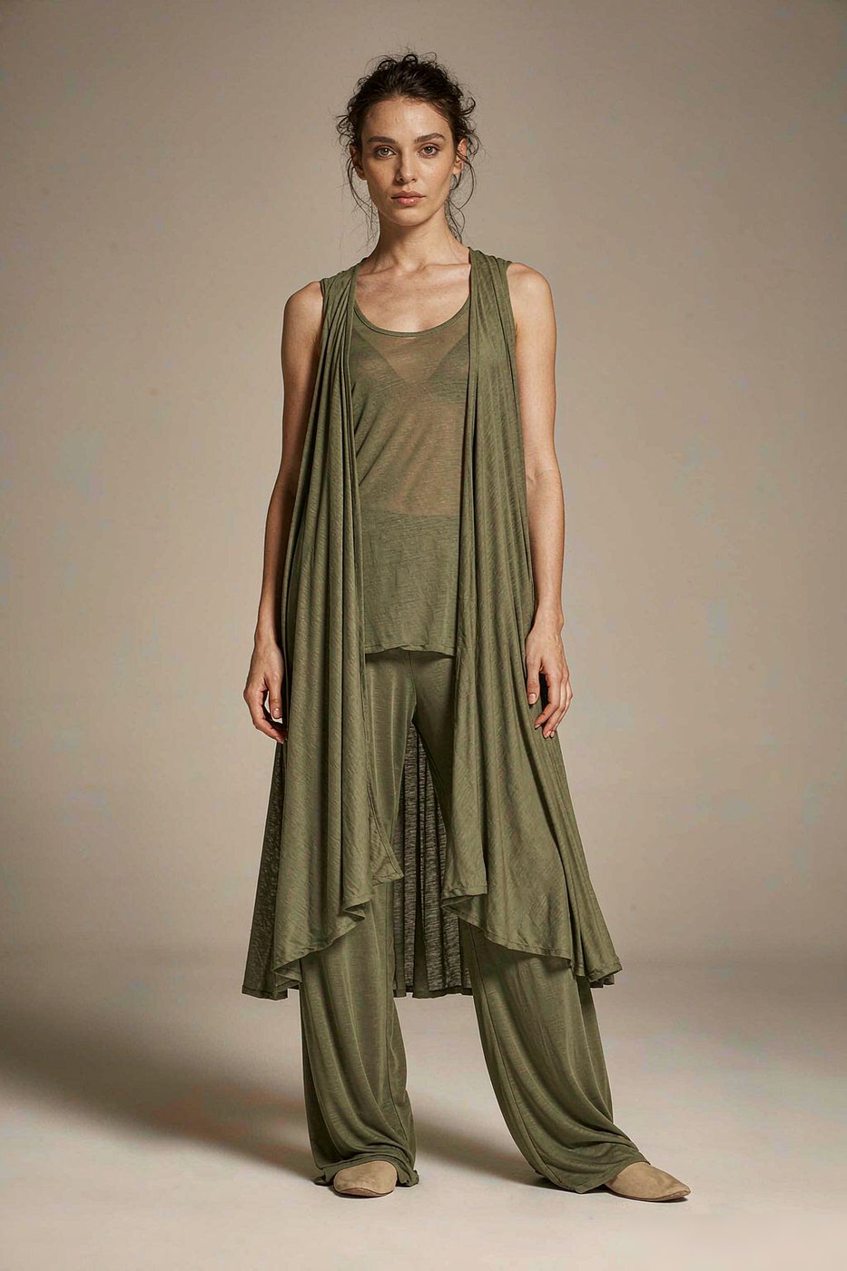 Modest Activewear Set — Long Tunic & Full Pant